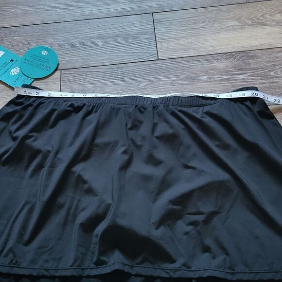 Nwt It Figures skirt bathing suit bottom 22w black - Picture 10 of 11